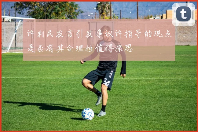 许利民发言引发争议许指导的观点是否有其合理性值得深思